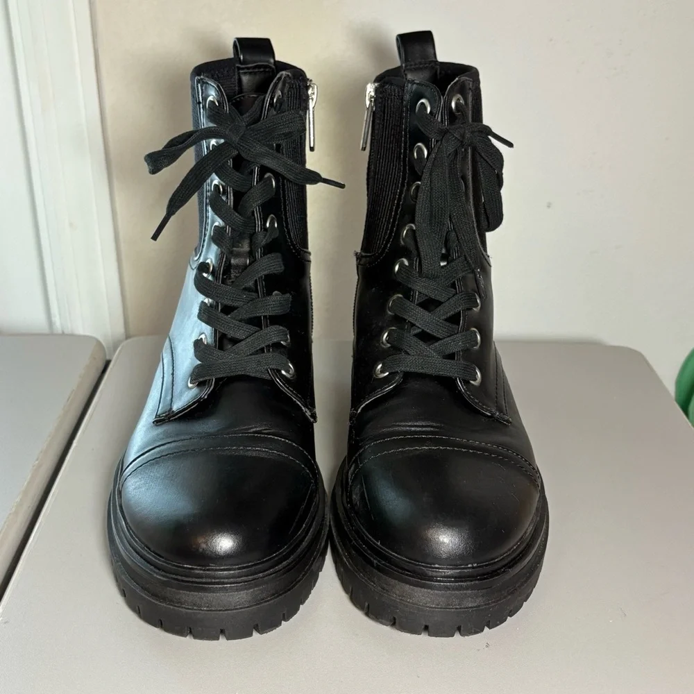 Circus by Sam Edelman Black Combat Boots for Women Size 8 - Picture 4 of 9